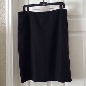 Banana Republic Straight Black Skirt with Pockets Size 12